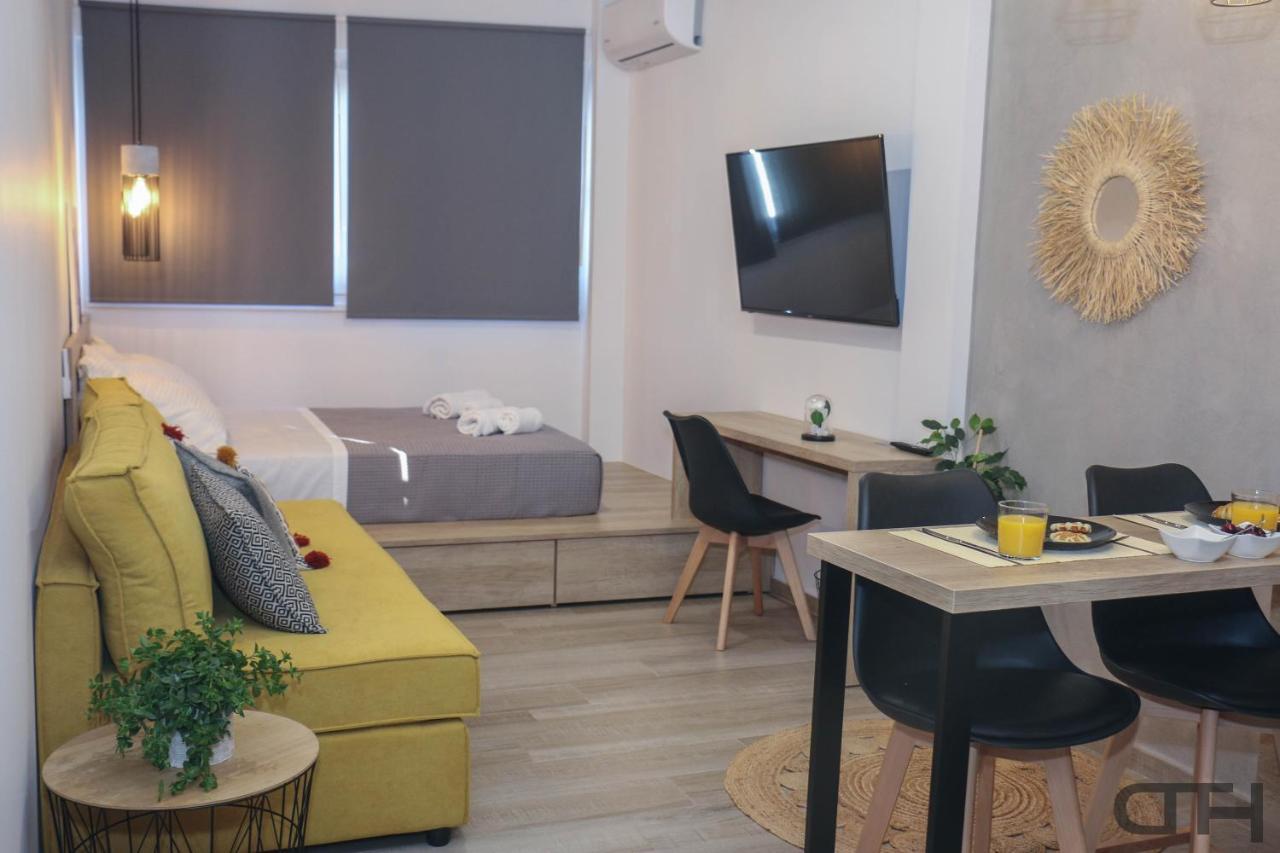 New Deluxe Studio 3 Downtown Thessaloniki - Fully Equiped ภายนอก รูปภาพ